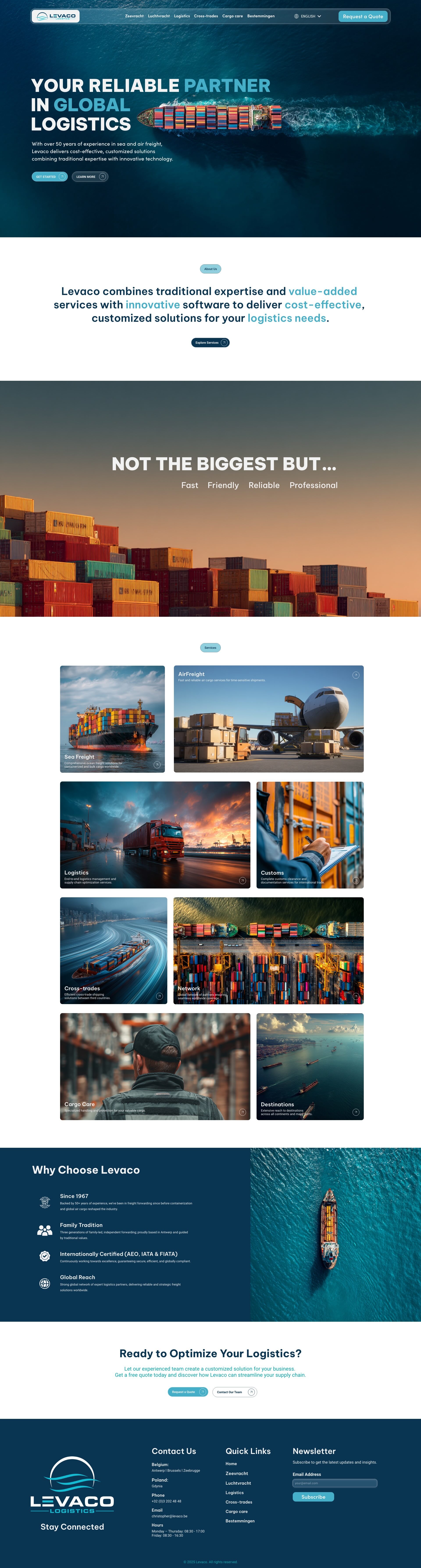 Levaco — Web Design